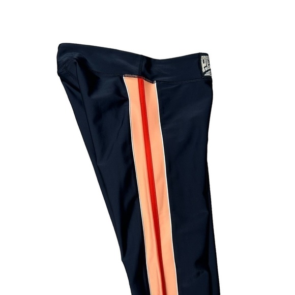 P.E Nation Orange Varsity Racing Stripe Athletic Active Workout Legging XS - Picture 12 of 16